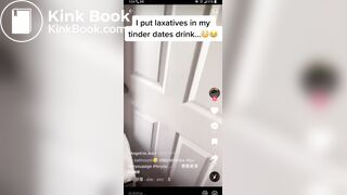 Girl diarrhea after having laxative