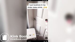 Girl diarrhea after having laxative