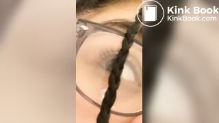 Hispanic girl piss long and diarrhea