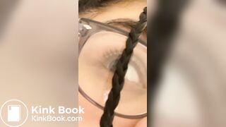 Hispanic girl piss long and diarrhea