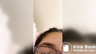 Hispanic girl piss long and diarrhea