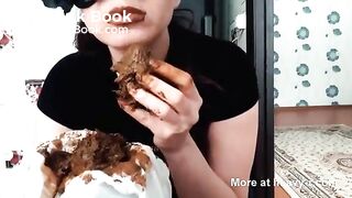 eating a lot of shit!