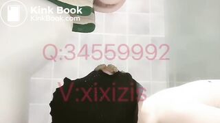 Lucky toilet slave eat Chinese slut shit