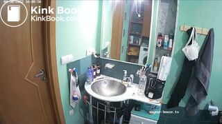 Woman pooping in Toilet 235