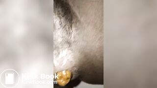 Hot black girl shitting - video 2