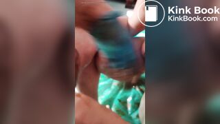 Sucking dirty cock and chewing shit