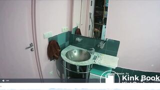Woman pooping in Toilet 234