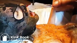 Amazing whore lick a shitty dick