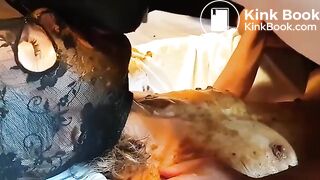 Amazing whore lick a shitty dick