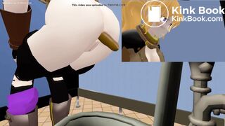 Team RWBY Bathroom Break