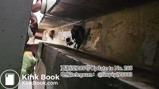 Beautiful girl poops in the toilet 73