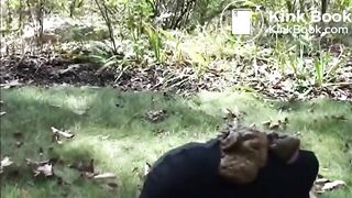 Goddess shits big load on slave