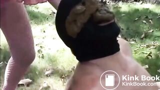 Goddess shits big load on slave