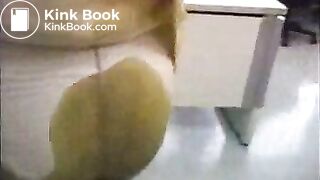 She has a bathroom accident