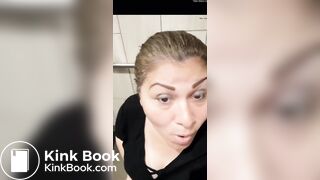 Farting and pooping milf latina