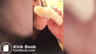 Cute Girl Poops on Toilet 1 - video 2