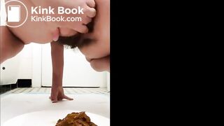 very hairy chubby poop ass finger