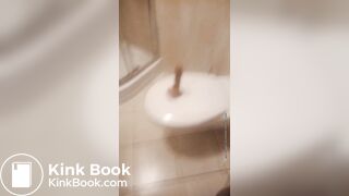 Shit dildo pulled out of my ass Part 4