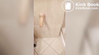 Shit dildo pulled out of my ass Part 4