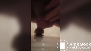 Shit dildo pulled out of my ass Part 4