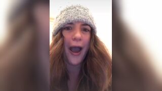 Girl massive wet fart