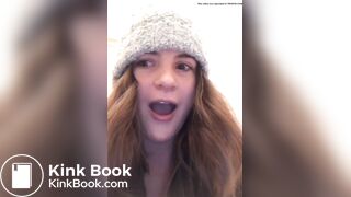 Girl massive wet fart