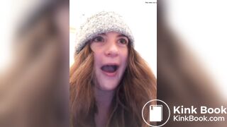 Girl massive wet fart