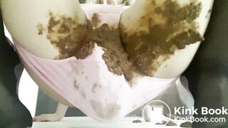 Another monster panty poop from queen of russia