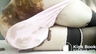 Another monster panty poop from queen of russia