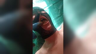 He shoves her shit in SCAT_PARA's mouth