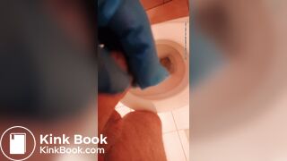 Smegma cock prepared for the submissive bitch SCAT_ PAR