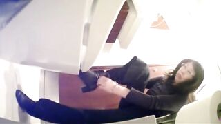 Japanese Mature Toilet Voyeur - video 4