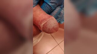 Smegma cock prepared for the submissive bitch SCAT_ PAR - video 2