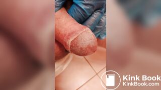 Smegma cock prepared for the submissive bitch SCAT_ PAR - video 2