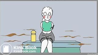 Diarrhea explode in short animation