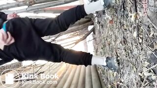 Compilation of pooping girls in the forest