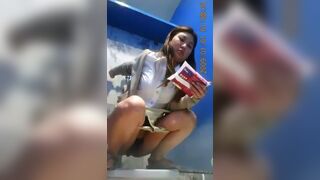 Thai Girl Constipated Poop