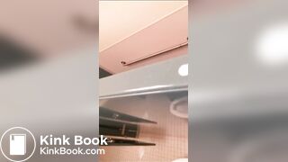 Pooping blonde Walmart