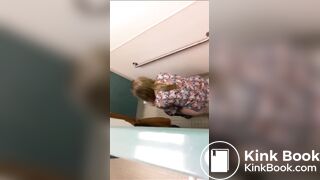 Pooping blonde Walmart