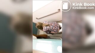 Pooping blonde Walmart