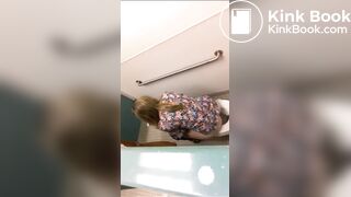 Pooping blonde Walmart