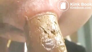 Japanese shits a long turd