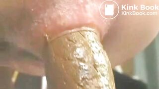 Japanese shits a long turd