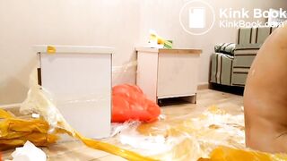 Lucky toilet slave eat Chinese slut shit 13