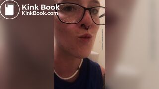 sexy girl pooping in toilet - video 9