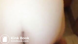 Lady gets nailed in her dirty butt