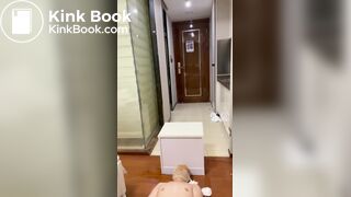 Lucky toilet slave eat Chinese slut shit 8