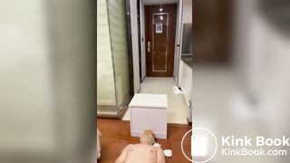 Lucky toilet slave eat Chinese slut shit 8