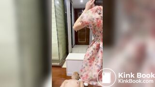 Lucky toilet slave eat Chinese slut shit 8