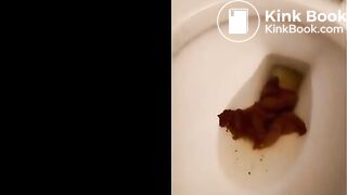 Mufasa Sister poops on toilet - video 2